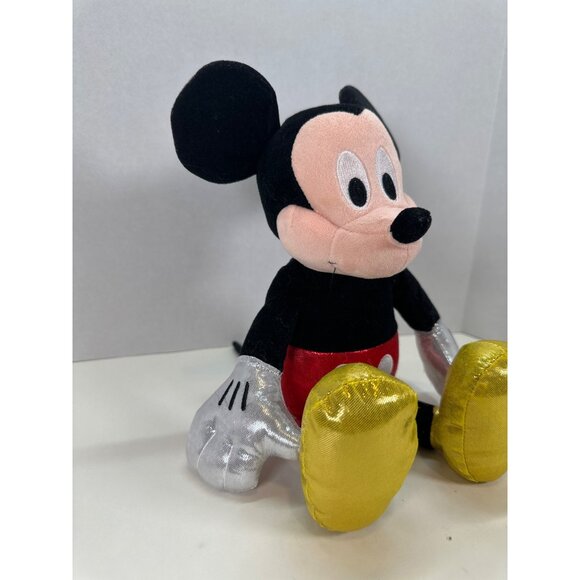 14 Inch TY/Disney Collaboration  Sparkle Mickey Mouse in Shiny Outfit! So cute! - Picture 2 of 7